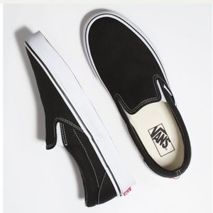 Black Slip On Vans